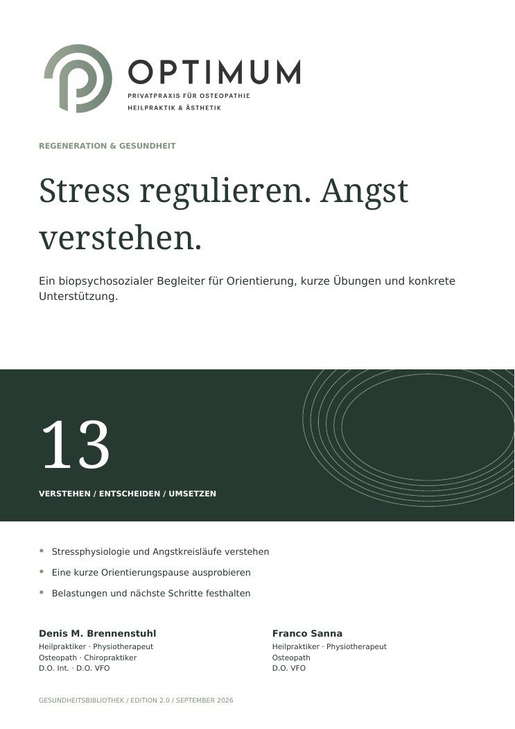 OPTIMUM stress Cover